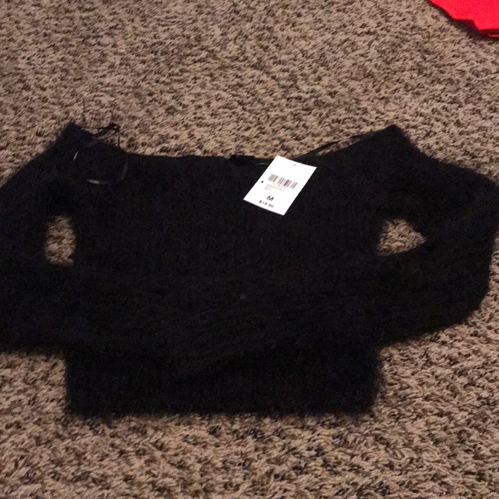off the shoulder sweater top